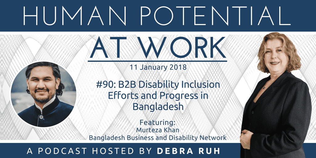 Episode Flyer for #90: B2B Disability Inclusion Efforts and Progress in Bangladesh