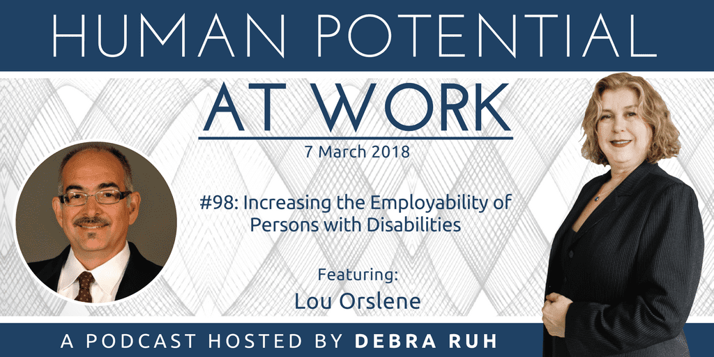 Episode Flyer for #98: Increasing the Employability of Persons with Disabilities