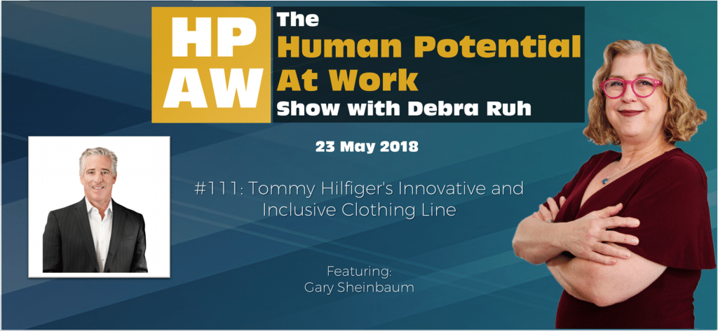 Episode Flyer for #111 Tommy Hilfiger's Innovative and Inclusive Clothing Line