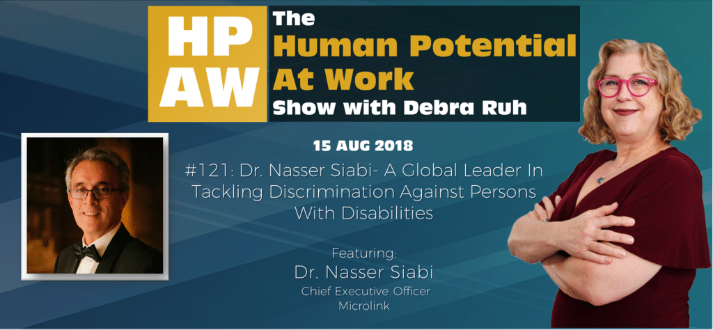 ATTACHMENT DETAILS Episode Flyer for #121 Dr. Nasser Siabi- A Global Leader In Tackling Discrimination Against Persons With Disabilities