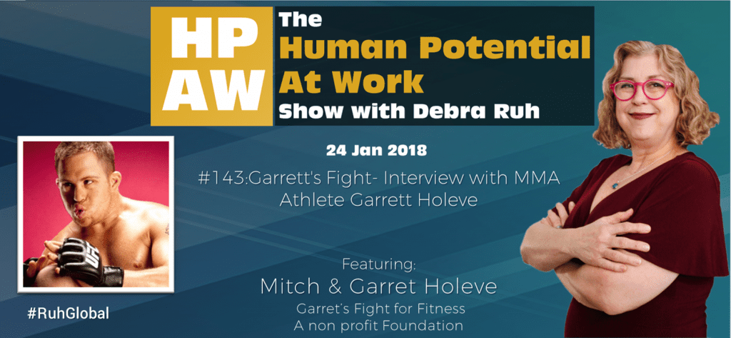 Episode Flyer for #143 Garrett's Fight- Interview with MMA Athlete Garrett Holeve