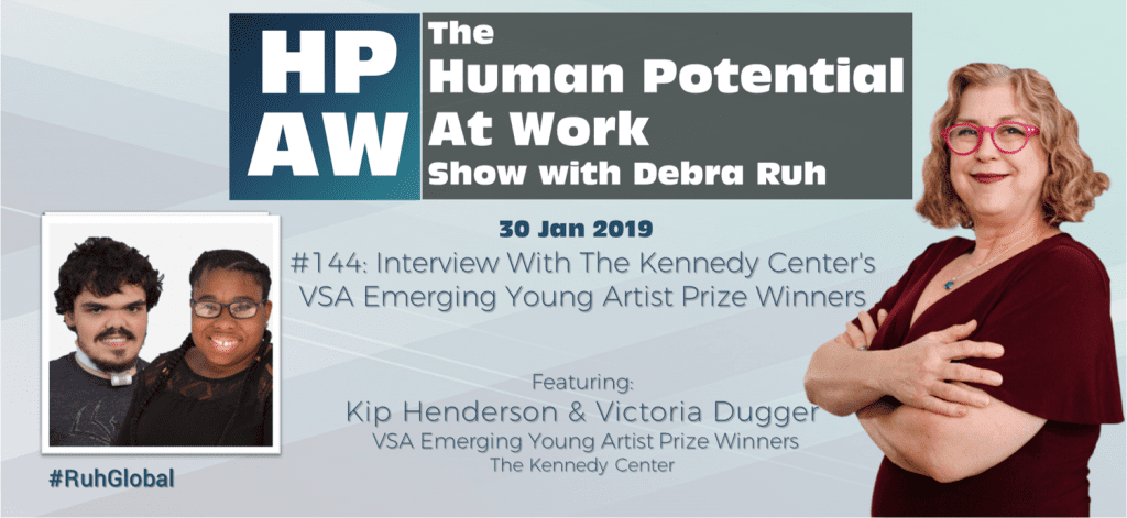 Episode Flyer for #144 Interview With The Kennedy Center's VSA Emerging Young Artist Prize Winners