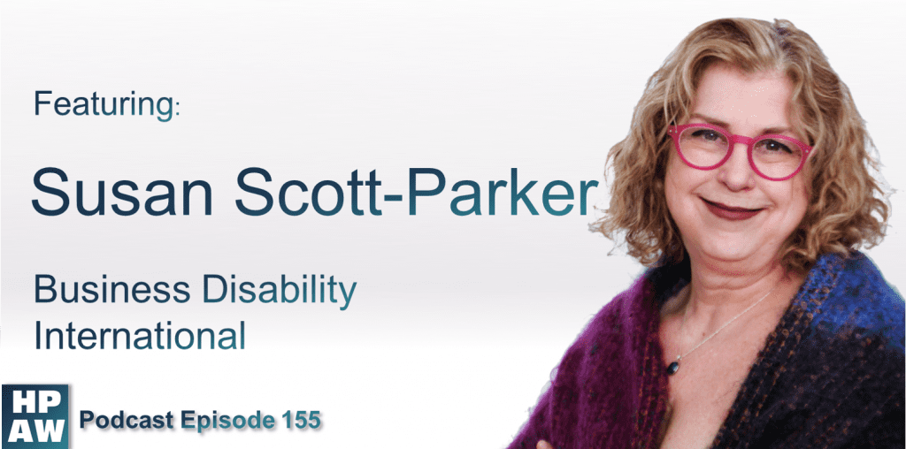 Episode Flyer for #155 Featuring Susan Scott-Parker