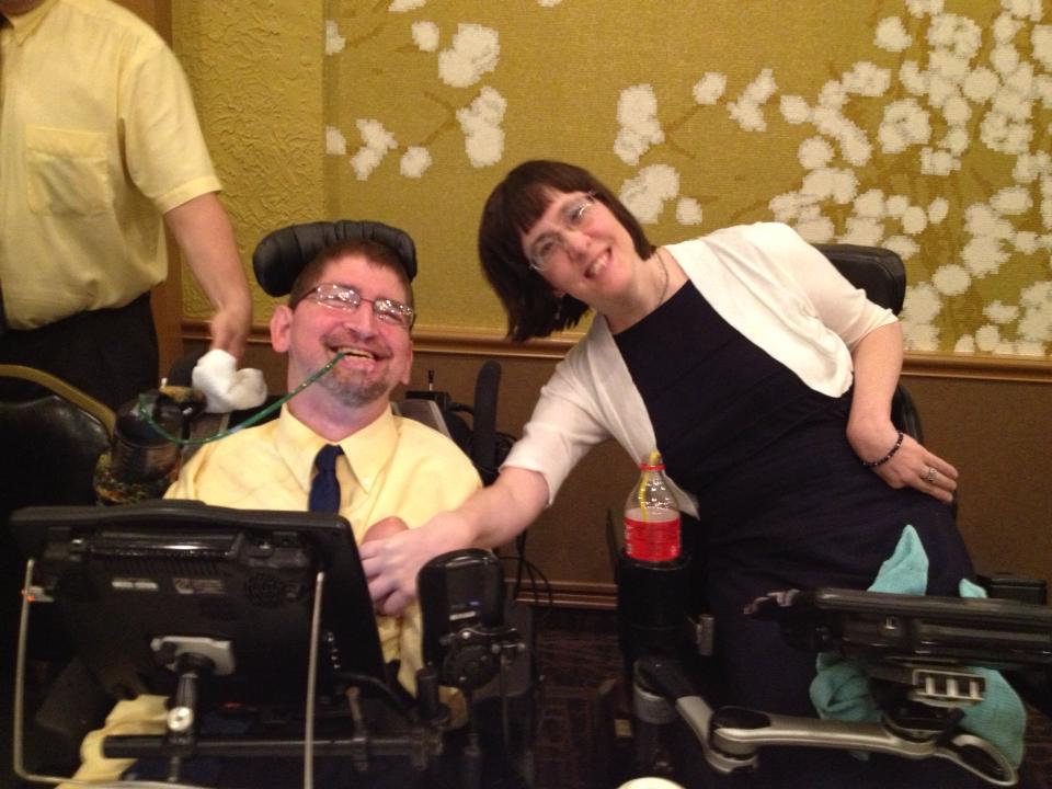 David and Kate Chapple posing and smiling.