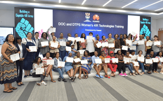DOC AND DTPS WOMEN’S 4IR TECHNOLOGIES TRAINING
