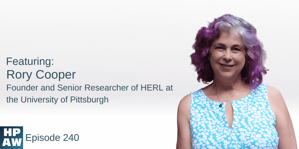 Rory Cooper Founder and Senior Researcher of HERL at the University of Pittsburgh