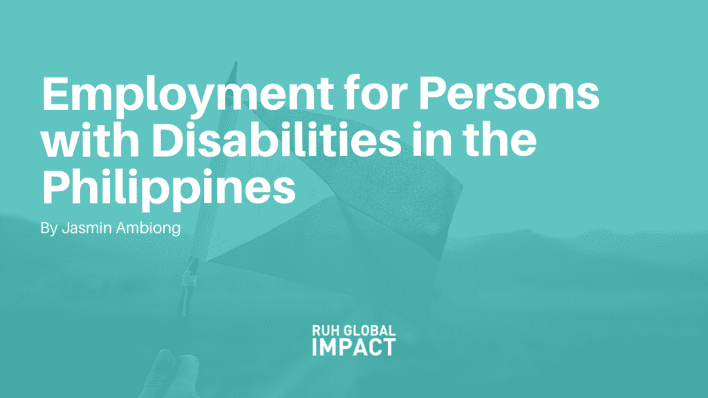 Employment for Persons with Disabilities in the Philippines