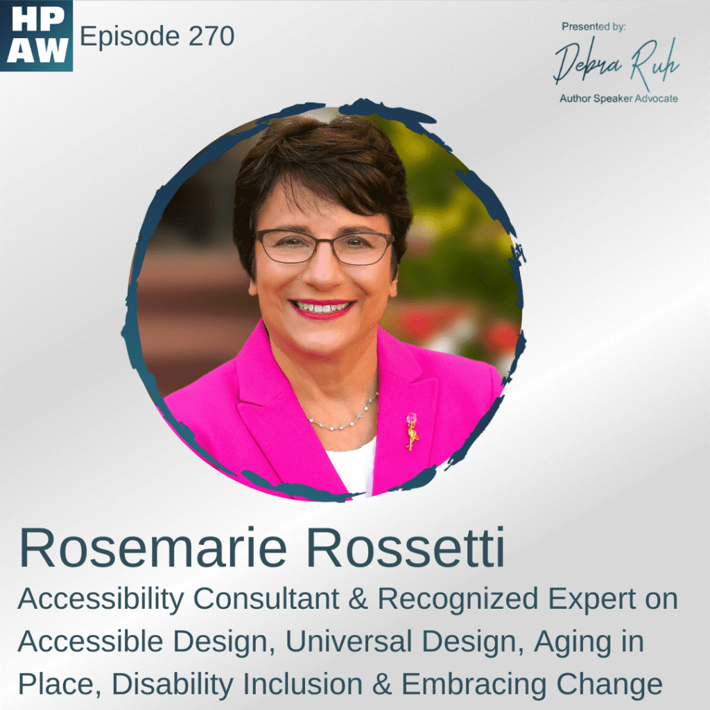 Rosemaria Rossetti accessibility consultant & expert on accessible design