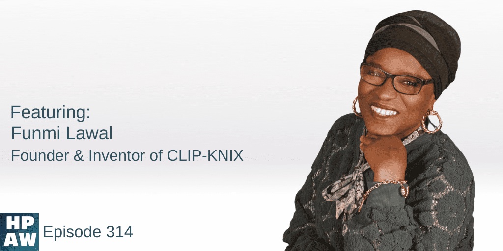 funmi lawal founder and inventor of clip-knix