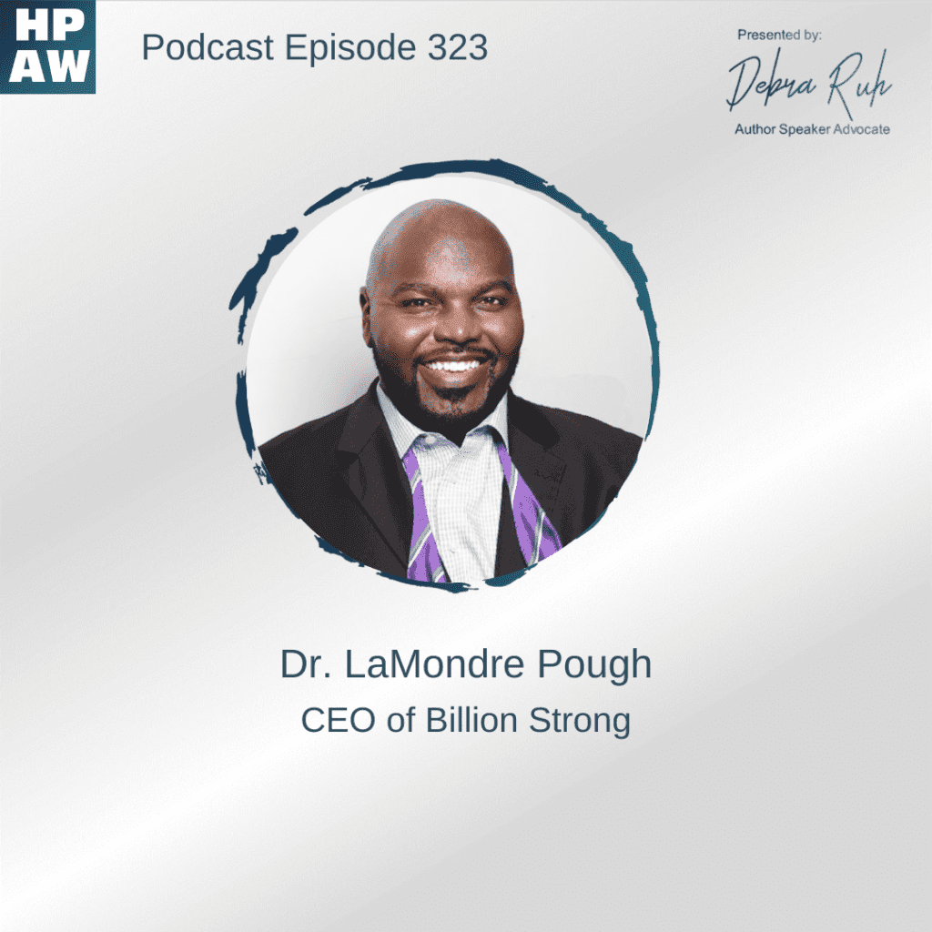 dr lamondre pough ceo of billion strong