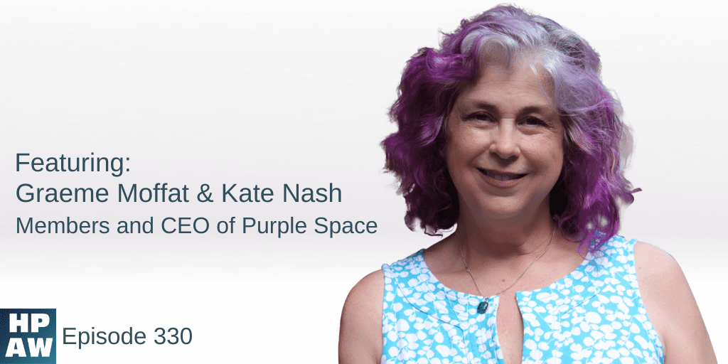 Graeme Moffat & Kate Nash Member and CEO of purple space